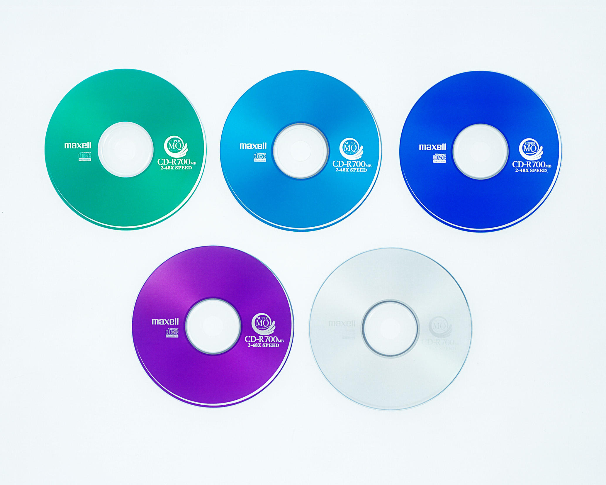 超安い MIXカラー SuperMQシリーズ CD-R マクセル CDR700S.MIX1P10S 48倍速対応 10枚