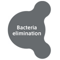 Bacteria elimination