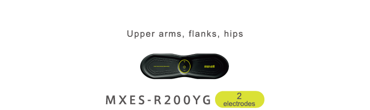 Upper arms, flanks, hips MXES-R200YG 2 electrodes